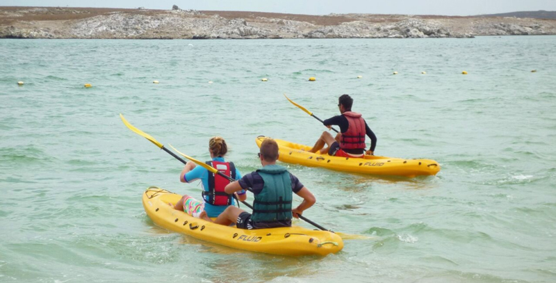 kayaking-langebaan-lagoon