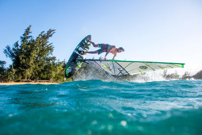 windsurfing