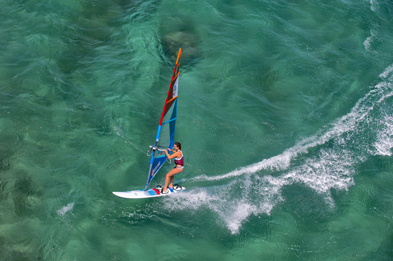 windsurfing