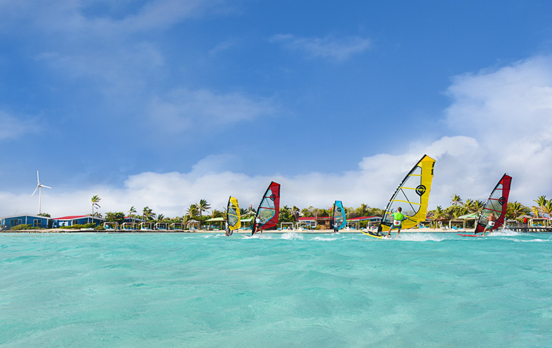 Windsurfing-Sorobon-Beach-Resort