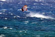 Windsurfing in Karpathos, Greece