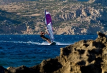 Windsurfing in Karpathos, Greece