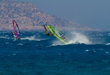 Windsurfing in Karpathos, Greece