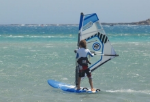 Windsurfing in Karpathos, Greece