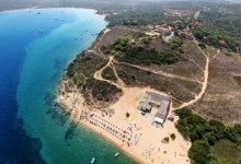 Windsurfing in Sardinia (Porto Pollo), Italy