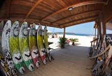 Windsurfing in Sardinia (Porto Pollo), Italy