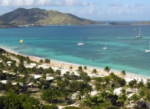 Windsurfing in St Martin, Dutch Antilles