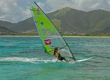 Windsurfing in St Martin, Dutch Antilles