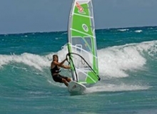 Windsurfing in St Martin, Dutch Antilles