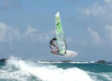 Windsurfing in St Martin, Dutch Antilles