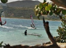 Windsurfing in St Martin, Dutch Antilles