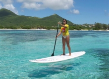 Windsurfing in St Martin, Dutch Antilles